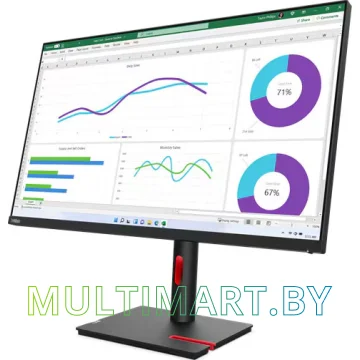 Монитор Lenovo ThinkVision T32h-30 63D3GAT1EU картинка 3